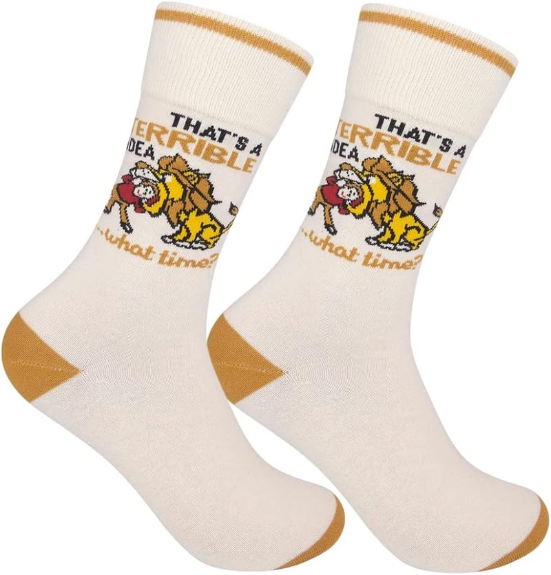FUNATIC Store Funny and Crazy Socks with Sayings - Novelty Gifts for Men, Women, Teens - Image 1