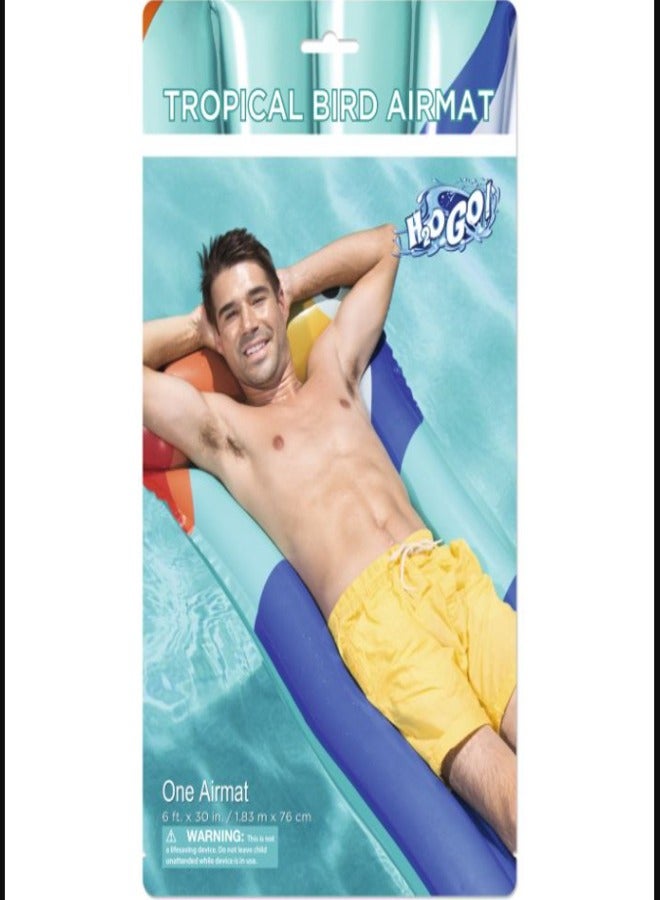 Bestway H2Ogo! Tropical Inflatable Pool Float – Adult Size Lounge Raft for Pool or Beach - Image 4