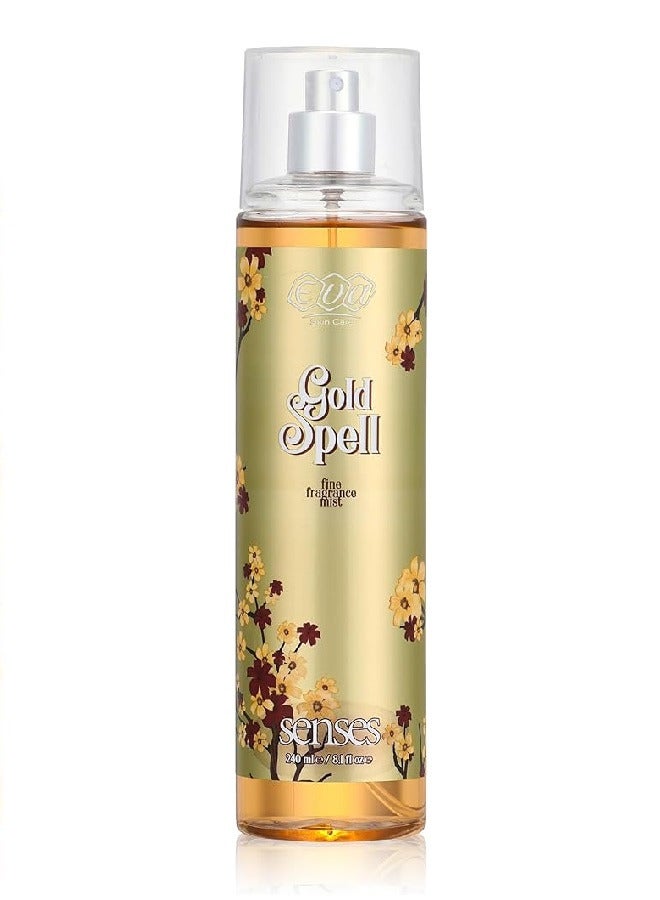 Eva Skin Care Senses Fine Fragrances Mist Gold Spell - 240 ml - Image 1