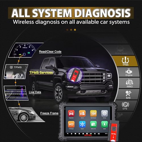 Autel MaxiSys MS906 PRO TS OBD2 Scanner All System Diagnostic Scan Tool Upgrade of MS906PRO MS906TS ECU Coding TPMS Sensor Programming Tool Bidirectional Diagnostic 36+ Service Auto Scan Tool - Image 3