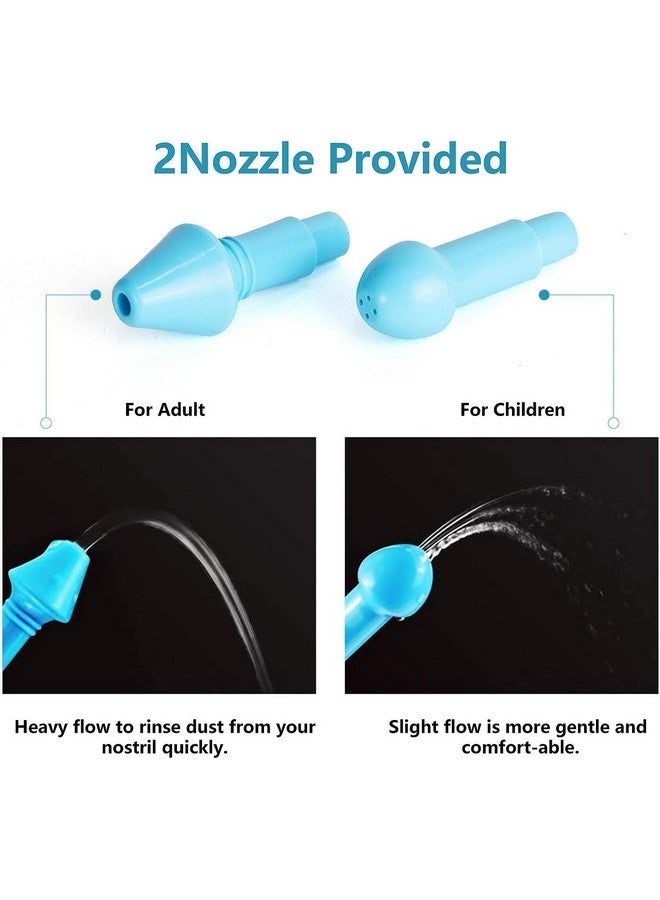 SILENCIO Neti Pot Sinus Rinse Bottle Nasal Wash Bottle Sinus Rinse Bottle Nose Wash Cleaner Pressure Rinse Nasal Irrigation for Adult And Kid BPA Free 300 ML - Image 3
