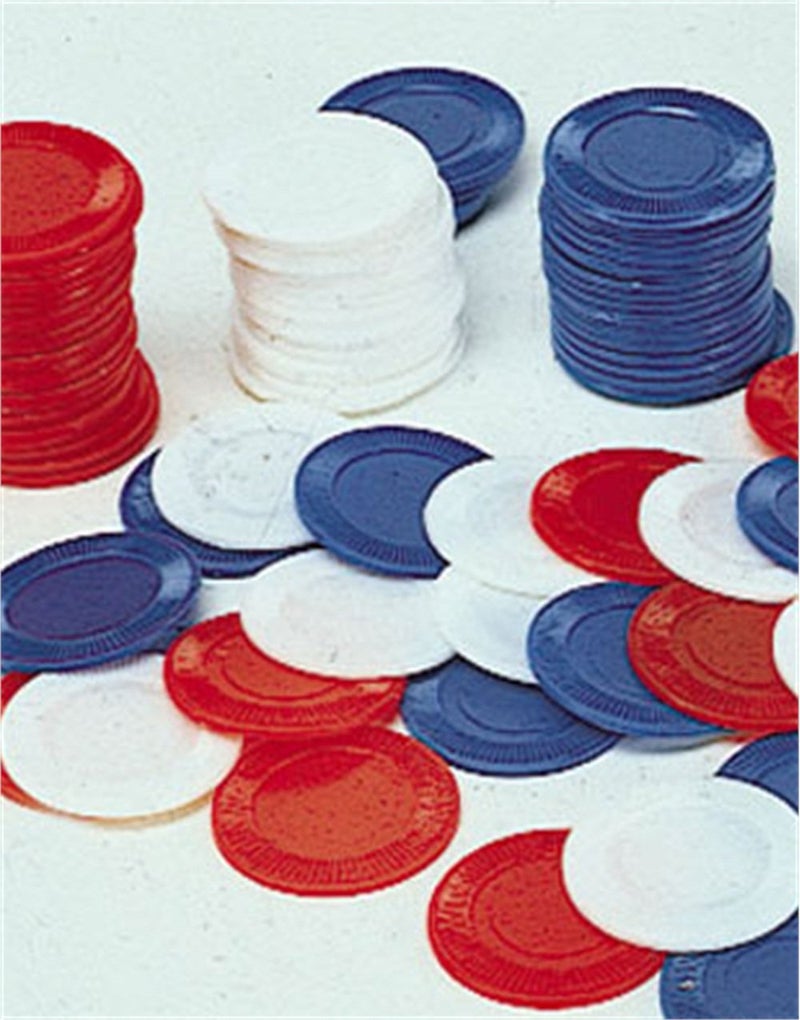 U.S. Toy One Bag of 100 Red Plastic Poker Chips - Image 2