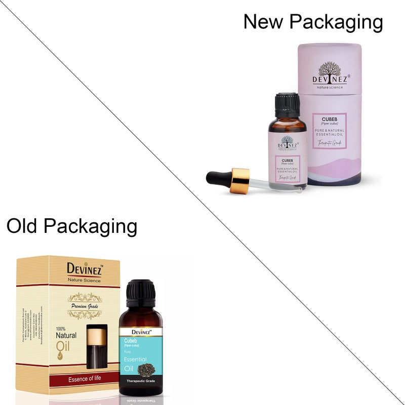 Devinez Cubeb Essential Oil, Pure, Natural and Undiluted, 15ml in Glass Bottle - Image 2