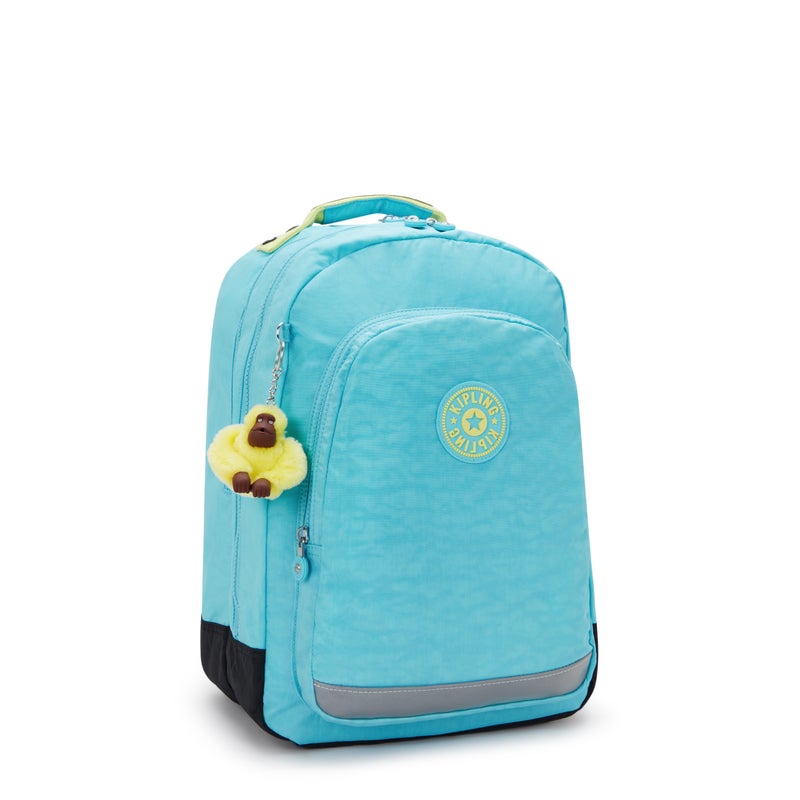 Kipling  Class Room Splash Blue Large Backpack with Laptop Compartment I4053-3KR - Image 5