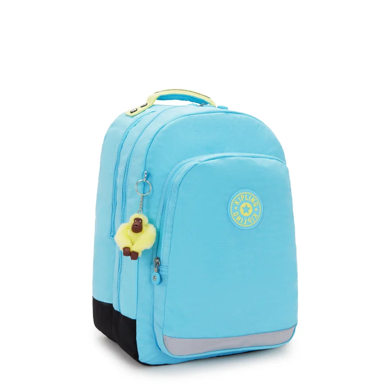 Kipling  Kipling  Class Room Splash Blue Large Backpack with Laptop Compartment I4053-3KR  | Best Price UAE