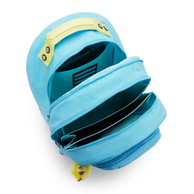 Kipling  Class Room Splash Blue Large Backpack with Laptop Compartment I4053-3KR - Image 3