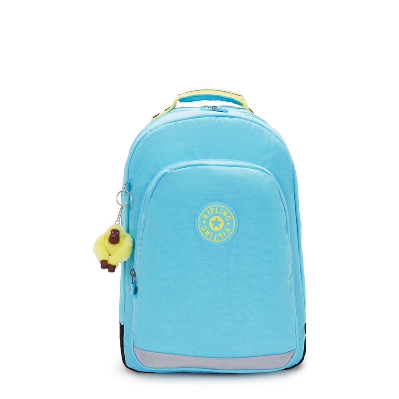 Kipling  Class Room Splash Blue Large Backpack with Laptop Compartment I4053-3KR - Image 1