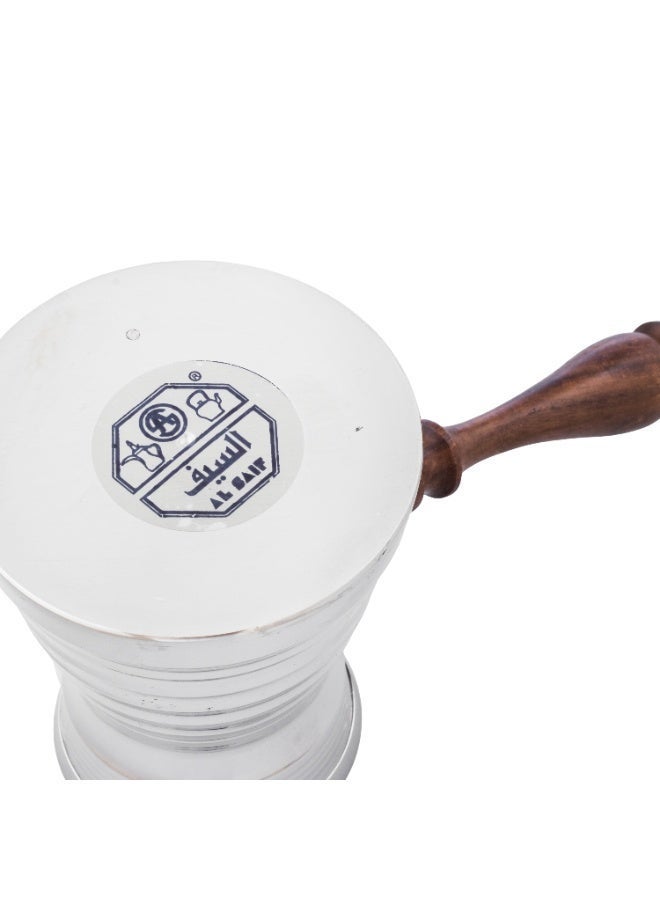 Alsaif A luxurious Turkish coffee pot made of silver-plated copper – 300ml capacity ☕✨ - Image 5