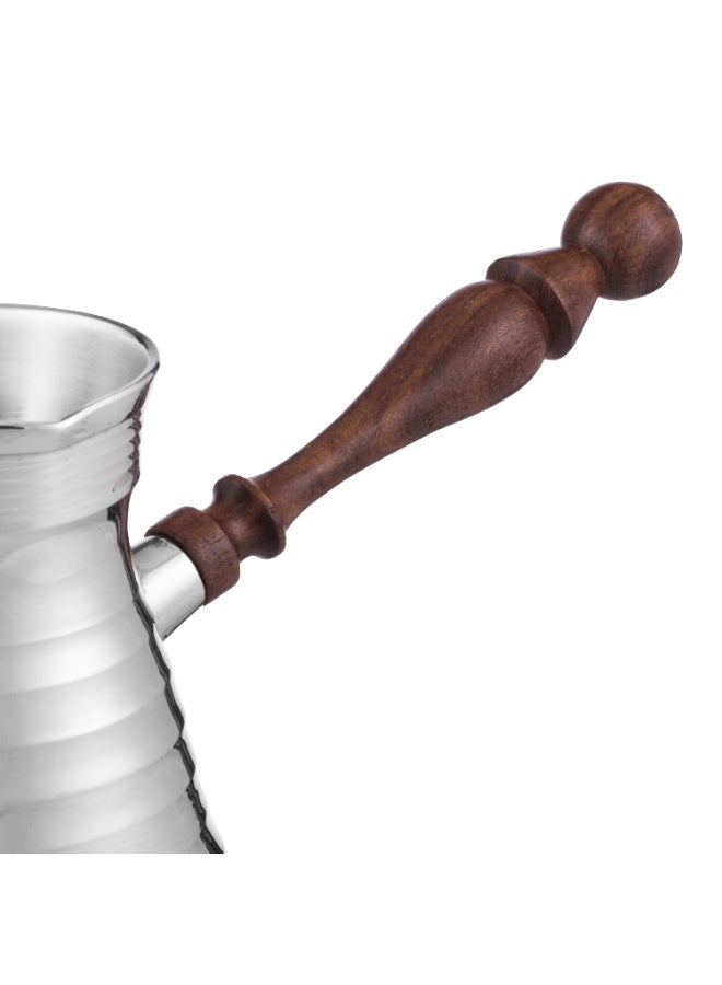 Alsaif A luxurious Turkish coffee pot made of silver-plated copper – 300ml capacity ☕✨ - Image 4