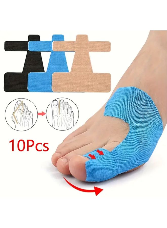 شريط الحركة الأسود مقطع مسبقًا لدعم ألم القدم للياقة البدنية الرياضية - Image 2