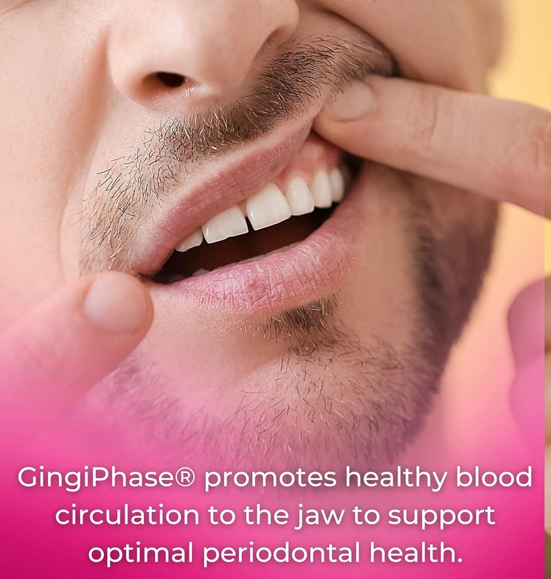 Tango GingiPhase Natural Herbal Dental Support Supplement for Healthy Gums Teeth and Jaw Circulation 120 Capsules - Image 5