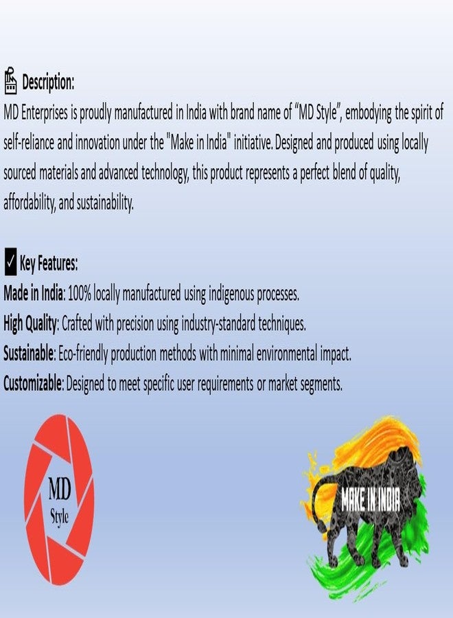 MD Ultra Slim Double Sided Lightweight Unbreakable Writing Board (White and Chalk Black Writing Board for Kids 34 x 26 cm) - Image 3