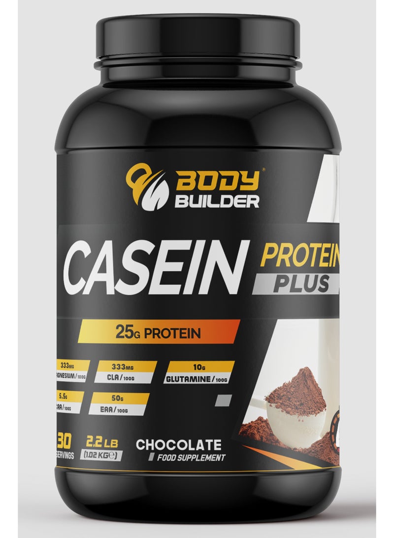 Body Builder Casein Protein Plus, Chocolate 2.2 LB - Image 4
