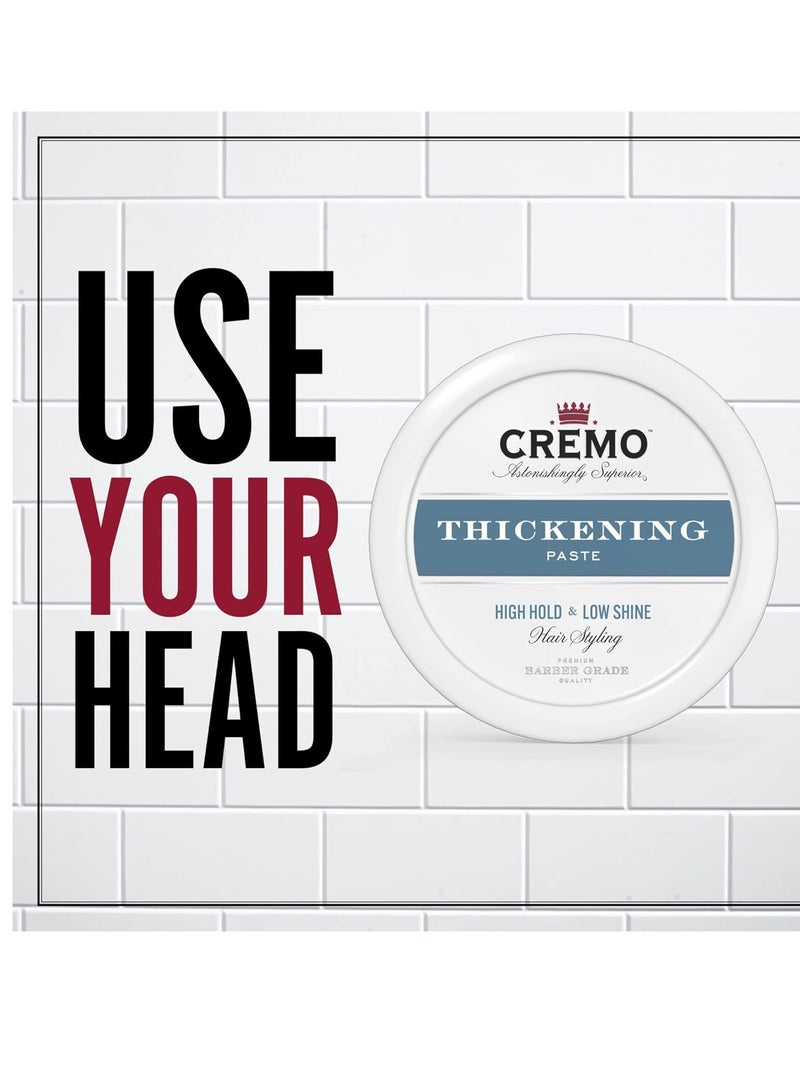 Cremo Barber Grade Hair Styling Thickening Paste, 4 Ounce (Pack of 3) - Image 3