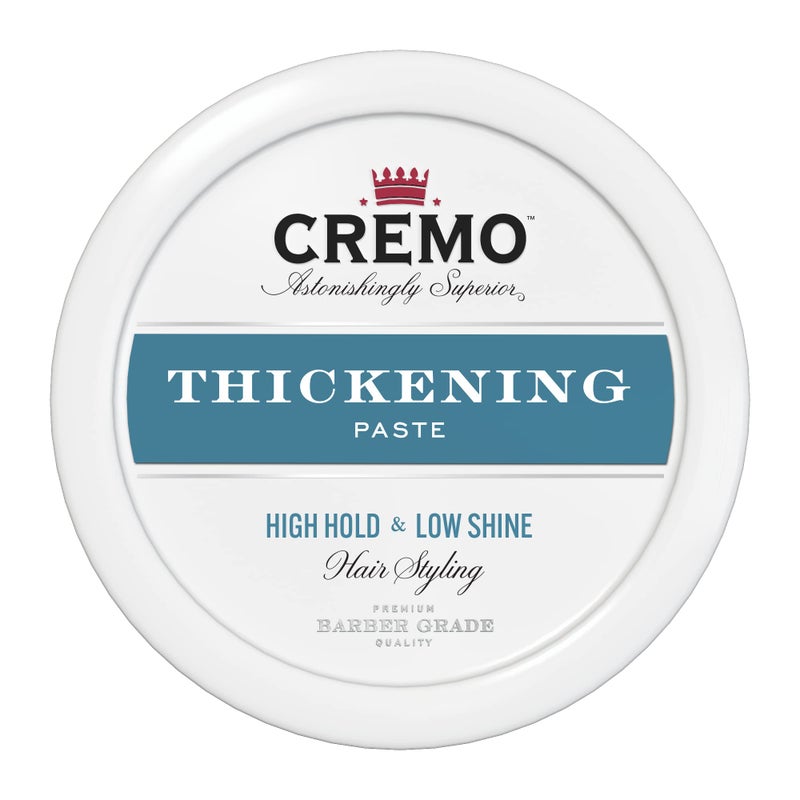 Cremo Barber Grade Hair Styling Thickening Paste, 4 Ounce (Pack of 3) - Image 1