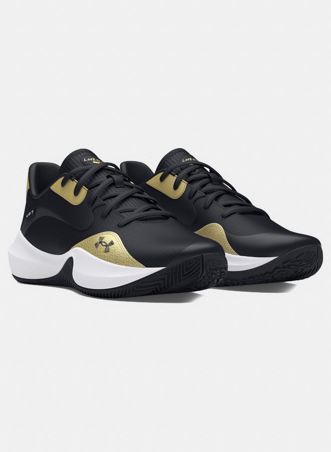 UNDER ARMOUR Unisex Ua Lockdown 7 Low Basketball Shoes - Image 3