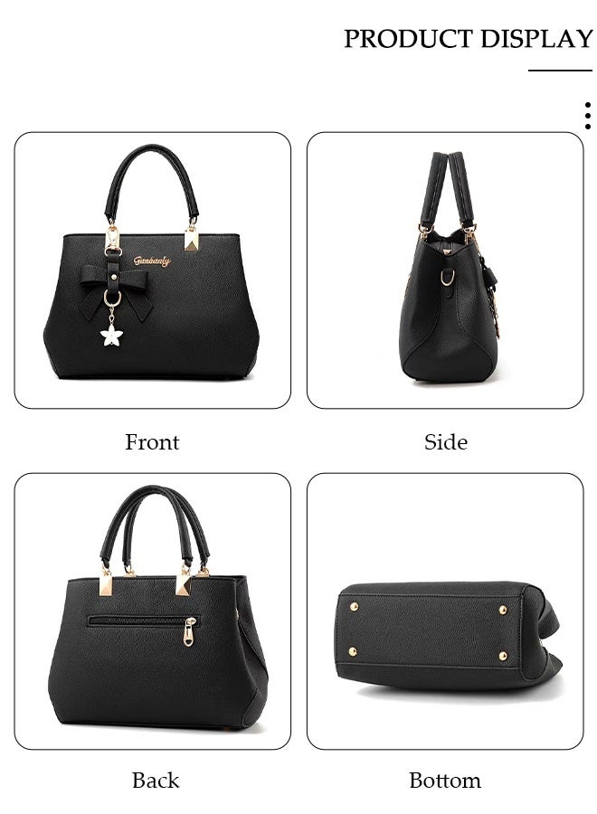 DUNISO Women Handbag Shoulder Crossbody Bag ,Large Capacity Lady Satchel Purse with Removable Shoulder Strap Top Handle for Ladies Girls College Students,Elegant Crossbody Bag for Office Travel Daily Bag - Image 4