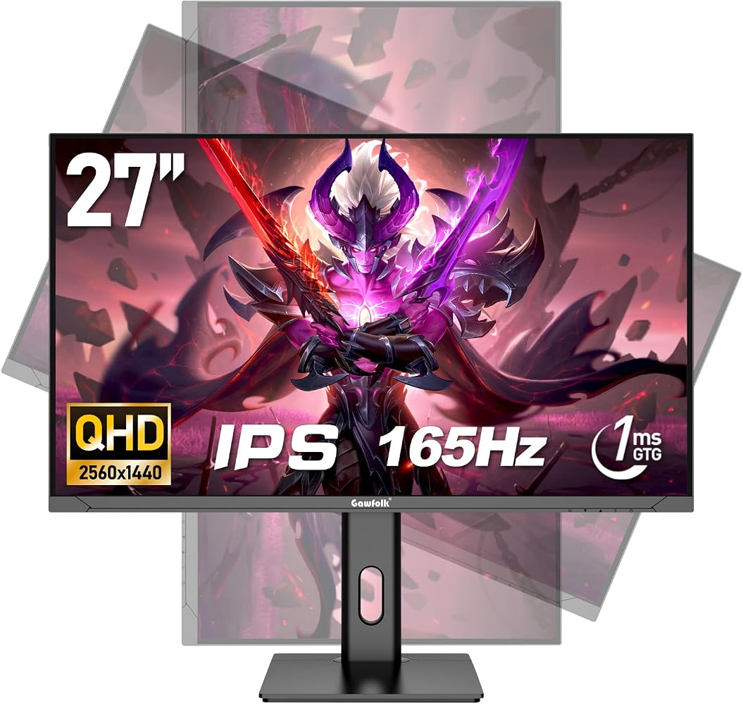 جاوفولك Gawfolk 2k Gaming Monitor 27 inch