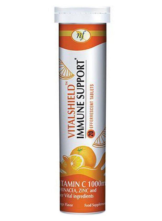 Natural Fervor Vitalshield Immune Support Effervescent Tablets, Pack Of 20'S