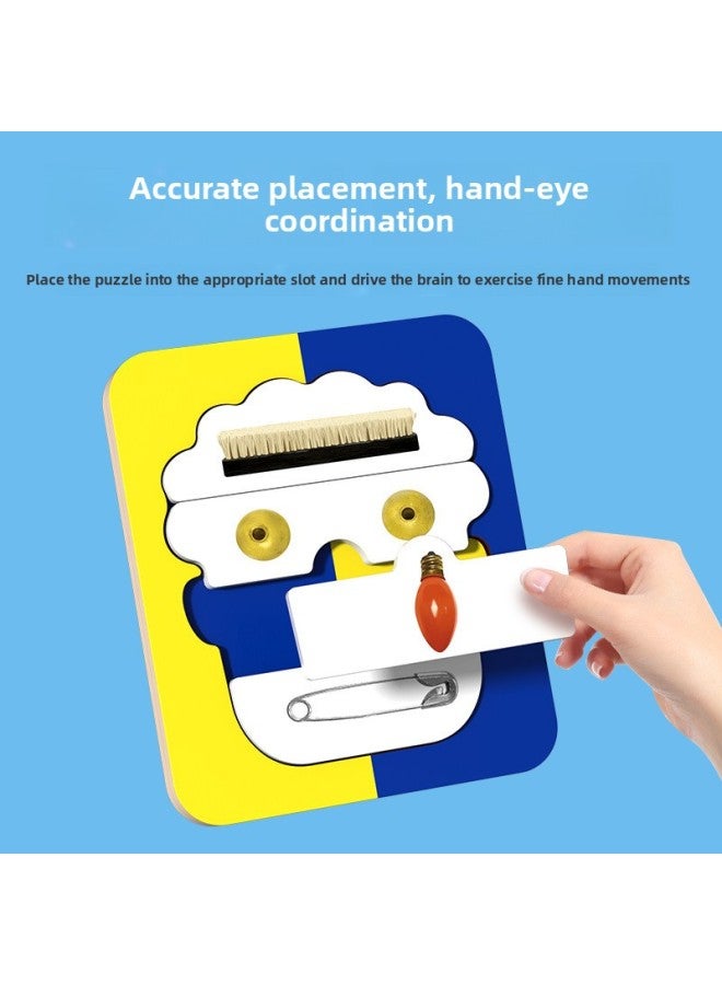 ألعاب الأطفال، تدريب الذكاء، التركيز المنطقي، لعبة لوحة تفاعلية بين الوالدين والطفل للأولاد والبنات من عمر 4 إلى 6 سنوات - اللون: ZKB-lasagna 0.51 كجم - Image 3
