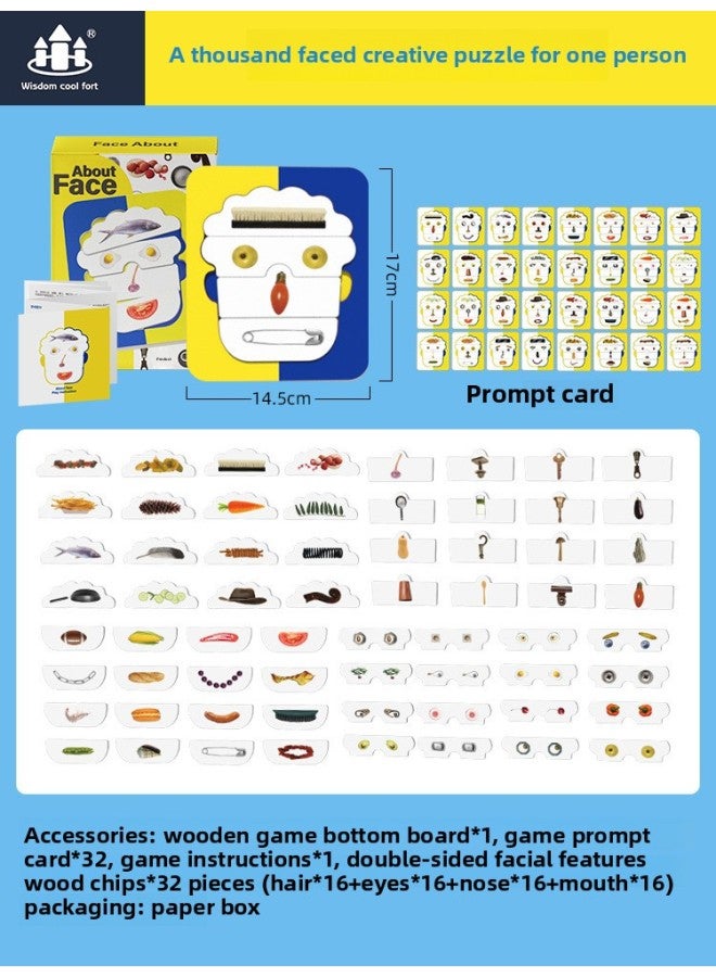 ألعاب الأطفال، تدريب الذكاء، التركيز المنطقي، لعبة لوحة تفاعلية بين الوالدين والطفل للأولاد والبنات من عمر 4 إلى 6 سنوات - اللون: ZKB-lasagna 0.51 كجم - Image 1