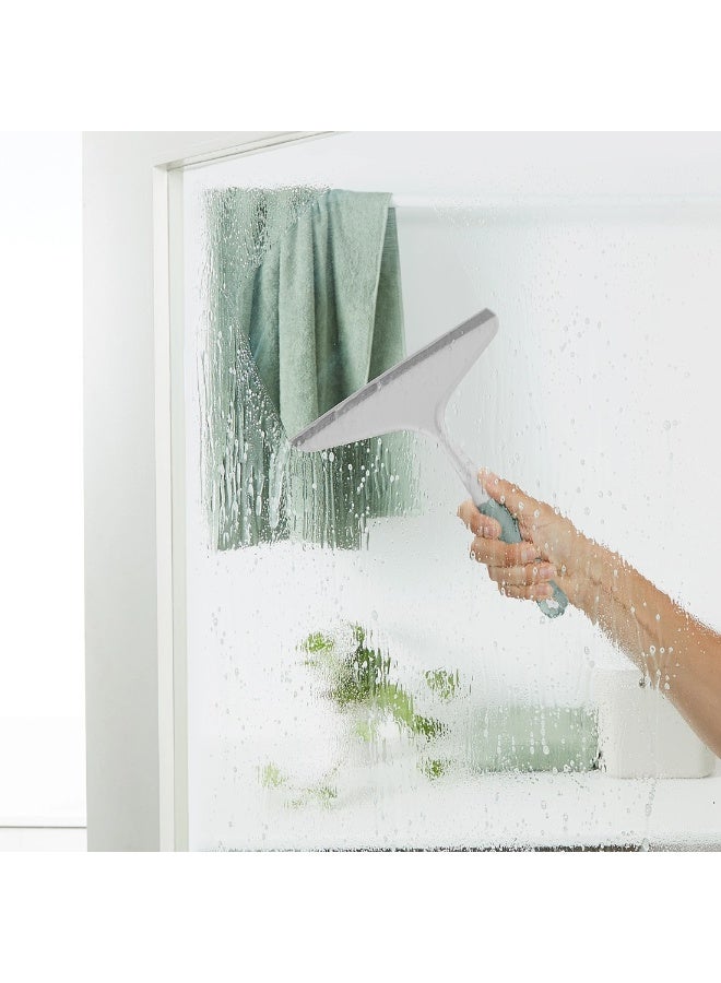 Window Squeegee with Microfibre Pad, Double-Sided Cleaning Tool, Glass Cleaning Brush - Image 3