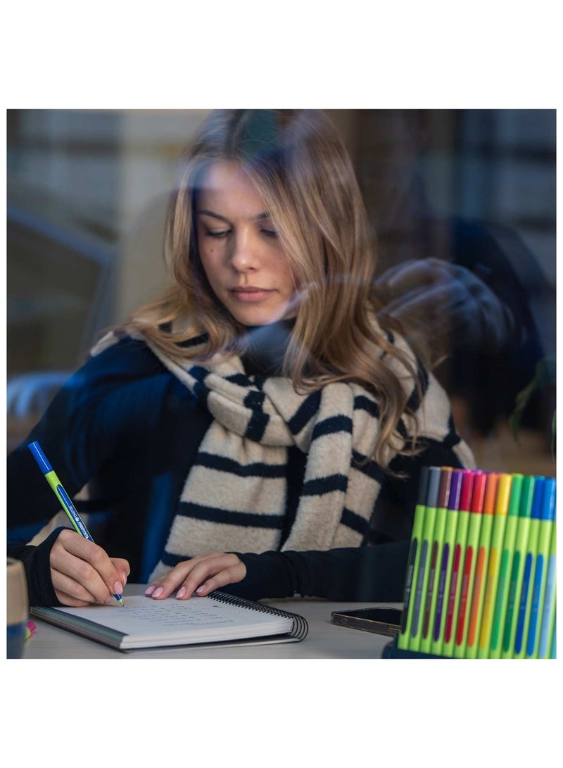 Schneider مجموعة 4 قطع من أقلام التحديد الرفيعة 0.4 مم متعددة الألوان - Image 4