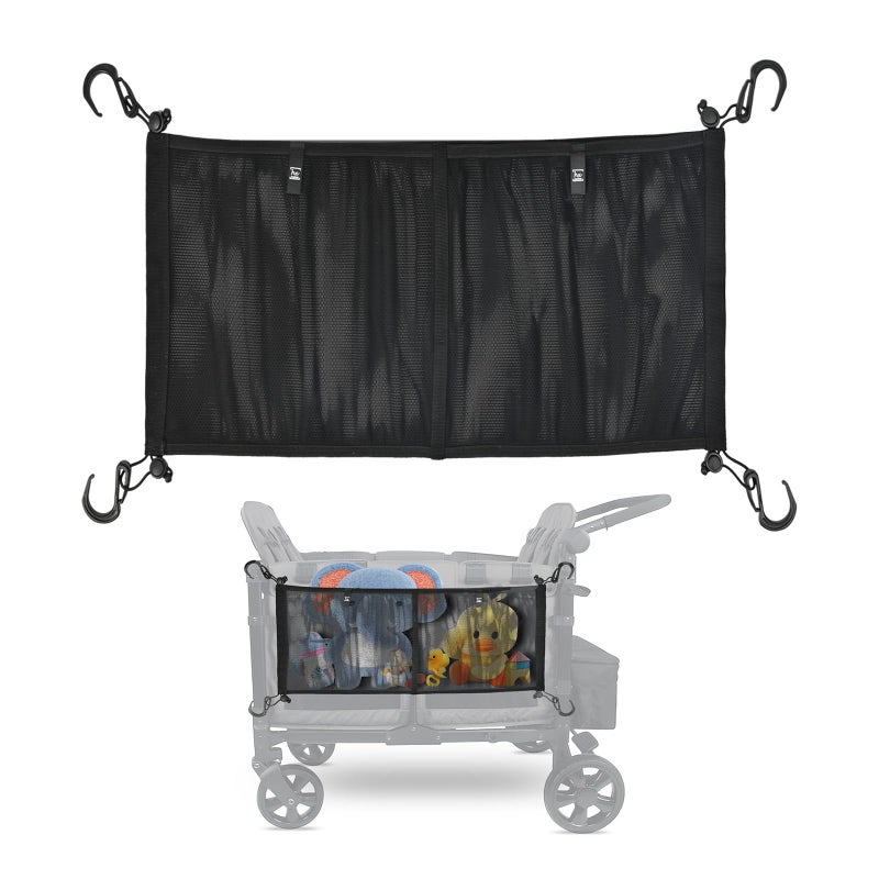 HX AURIZE Stroller Wagon Cargo Net and Organizer Wagon Accessories Compatible with WONDERFOLD All W-Series Models - Image 1
