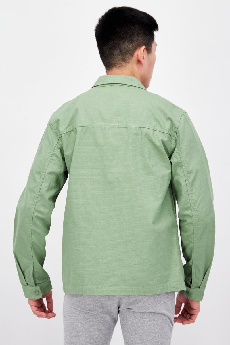 PUMA Men Sportswear Fit Outdoor Long Sleeve Jacket, Green - Image 2