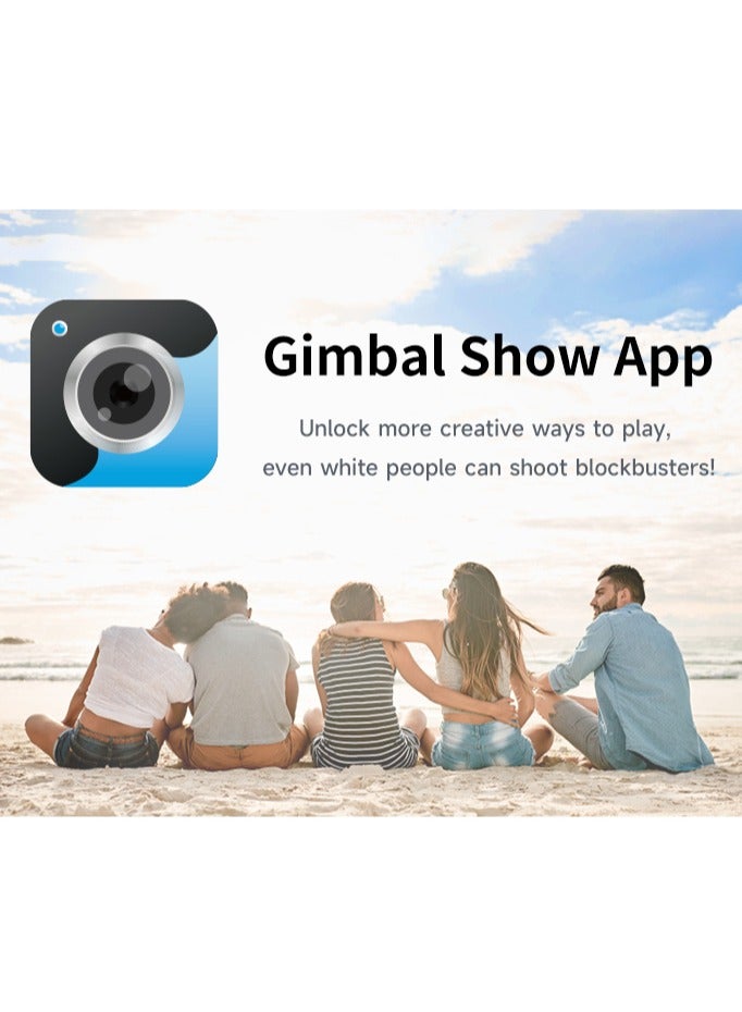 توكوي مثبت جيمبال للهواتف الذكية، جيمبال هاتف ثلاثي المحاور لأجهزة Android وiPhone، مثبت هاتف لتسجيل الفيديو مع تتبع الوجه/الأشياء - Image 3