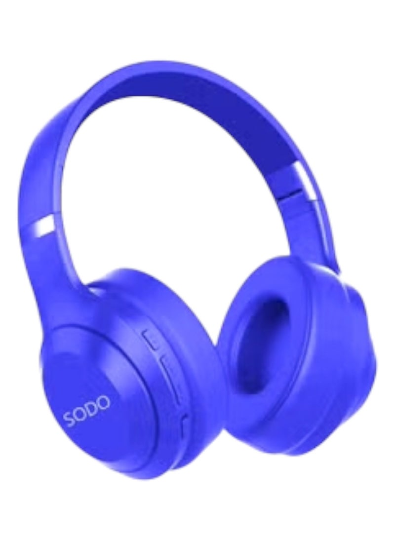 سودو سماعة الرأس SD-1121 اللاسلكية ستيريو فوق الأذن مع ميكروفون ازرق  - Image 2