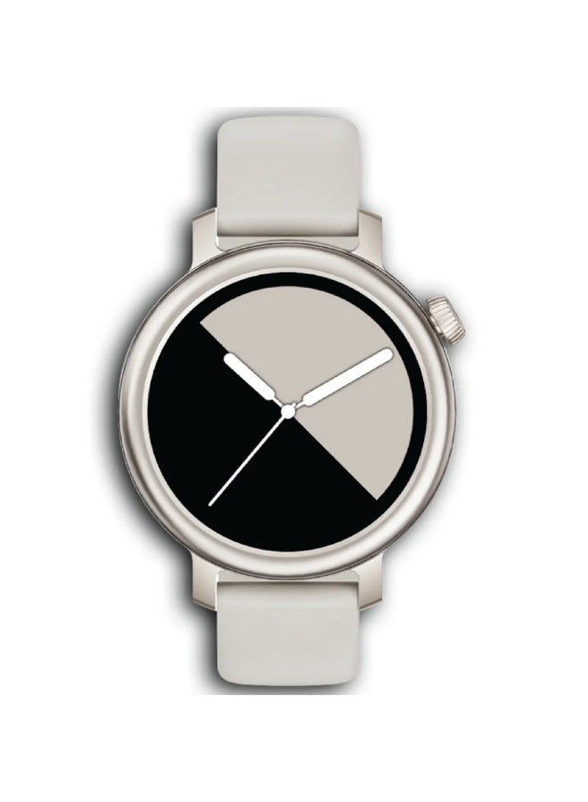 Smart Gate SGW-S1LPNK Smart Watch, 1.32 Inch AMOLED Display, IP68 Standard, Compatible with iOS and Android, 250mAh Battery, GOLD.