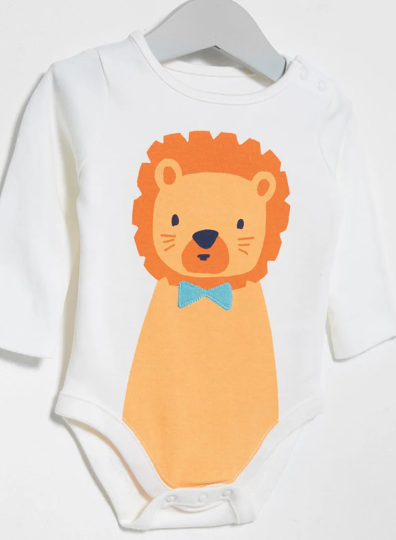 GYMBOREE Infant Lion Print Romper