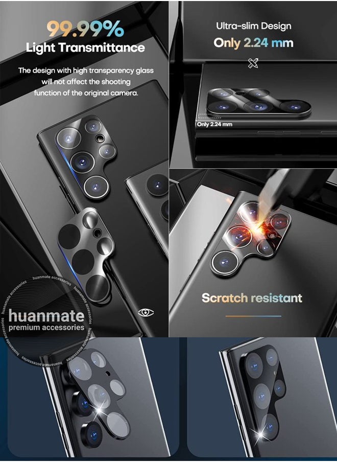 huanmate - 2 in 1 Samsung Galaxy S25 Ultra Screen & Camera Protector - High Transparency Full Coverage Shield for Scratch & Impact Protection - Screen & Camera Protector for Samsung Galaxy S25 Ultra - Image 1