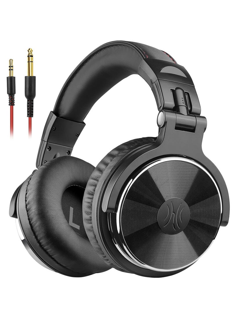 Pro10 Wired Gaming Headset,Over Ear Headphones Studio Monitor & Mixing DJ Stereo Headsets with 50mm Neodymium Drivers and 1/4 to 3.5mm Jack for AMP Computer Recording Podcast Keyboard Guitar Laptop - pzsku/Z83D5397D305187DF9285Z/45/_/1728455269/f79359f1-909d-49e5-aed3-c5e45f0e68bb