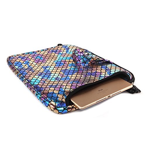 Youda 14-Inch Laptop Shoulder Carrying Bag Case Sleeve For 13" 13.3" 14 inch Macbook/Notebook/Ultrabook/Chromebook, Mermaid Scale (Colorful) - Image 3