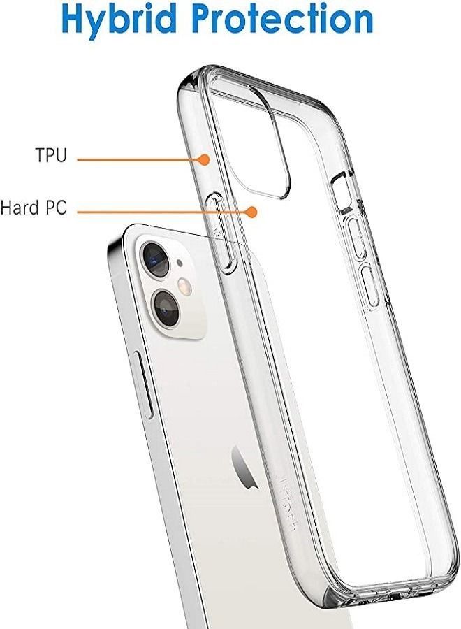 Apple iPhone 12 Tpu Silicone Soft Thin Back Case Cover Clear  - Image 2