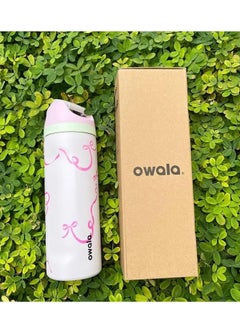 Owala 24 Oz. Owala FreeSip Stainless Steel Water Bottle in Pink ribbon  - Image 3
