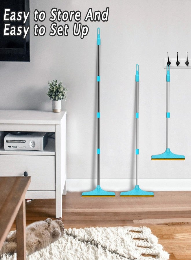 Eaersan Carpet Rake for Pet Hair Removal - Reusable Pet Hair Remover, 60” Adjustable Long Handle Cat Dog Carpet Rake Scraper with Patented Design, Dog Hair Rake Brush for Rugs, Mats - Image 5
