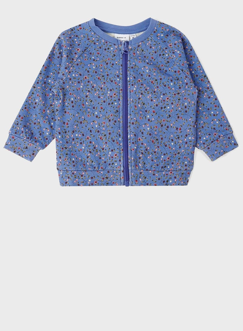 NAME IT Kids Printed Zip-Up Cardigan - Image 1
