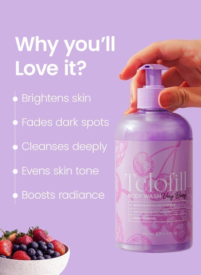 تيلوفيل Very Berry Body Wash - Image 4