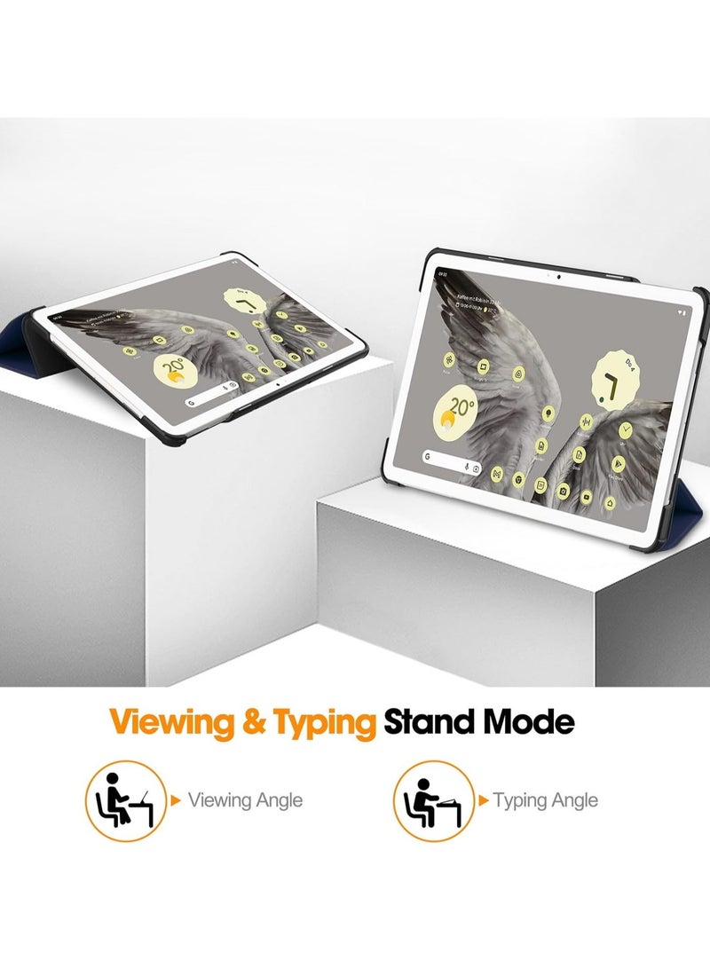 Tablet Case Compatible with Google Pixel Tablet 11 inch Released 2023, Folio Slim Cover Lightweight Hard Shell Protective Case with Multi-Angle Stand