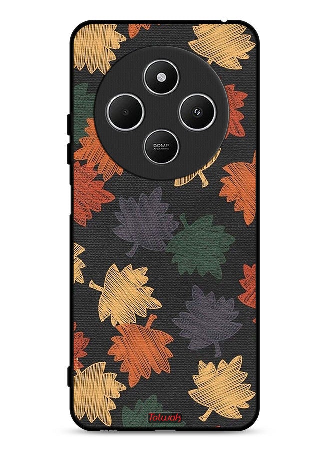 Tolwak Xiaomi Redmi 14R 5G Protective Case Cover Autumn Leaves Art  - Image 1