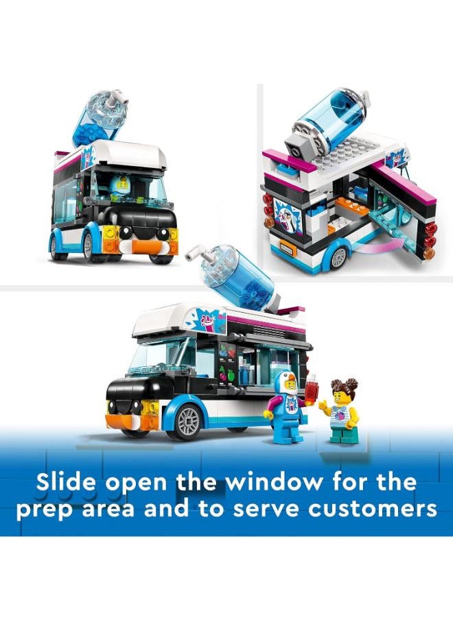 LEGO - 60384 Penguin Slushy Van  Building Set - Image 1