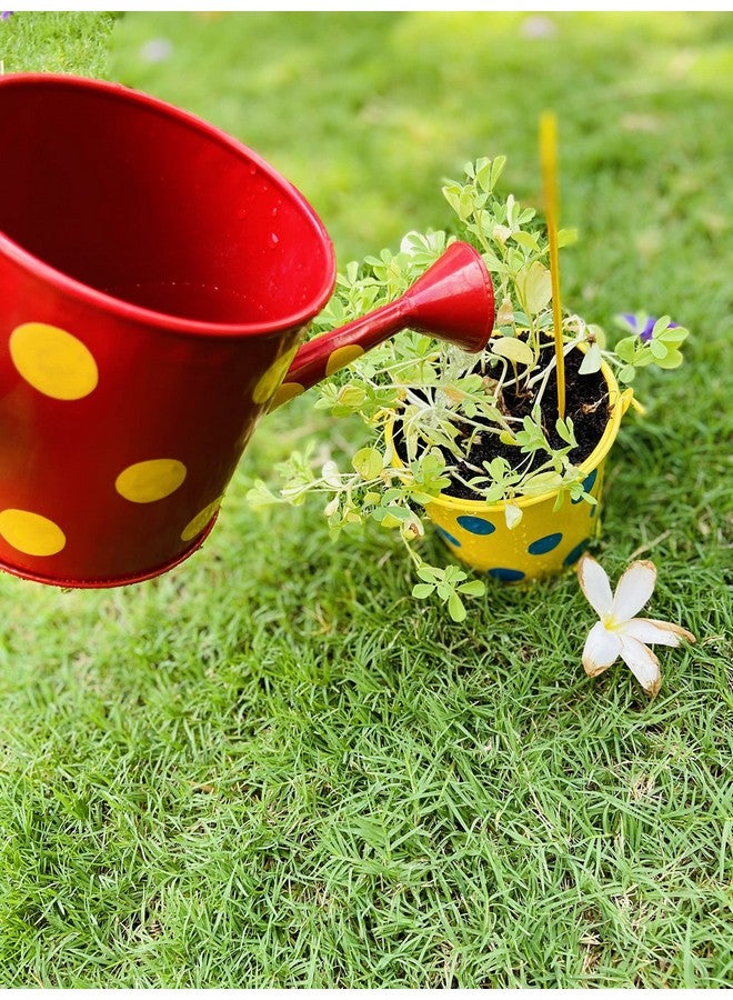 Lattooland Gardening Tools for Kids | 2 Wooden Tools | 1 Child-Size Metal Water Sprinkler Can | Fun Gardening Toys | Outdoor Learning | Beach Toys | Birthday Return Gifts for Children | Play Sets - Image 3