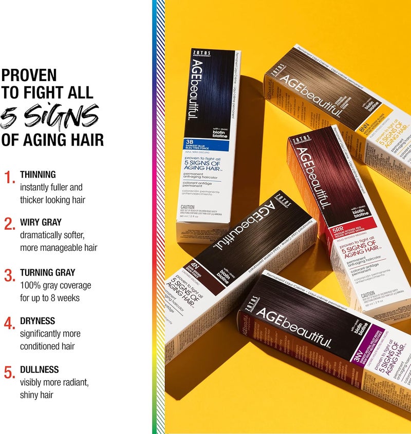 AGE beautiful AGEbeautiful 9A Light Ash Blonde Permanent Liqui-Creme Hair Color with Biotin - Image 4
