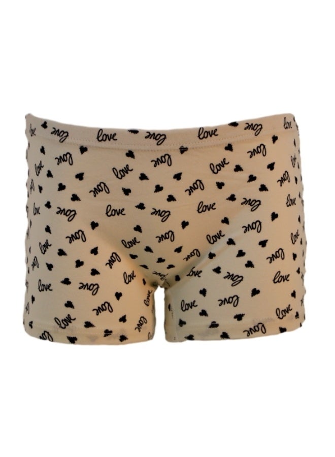 JOANNA 870154 Girl's Multiple Design Boyshort 3-Pack Underwear, Multicolor - Image 2