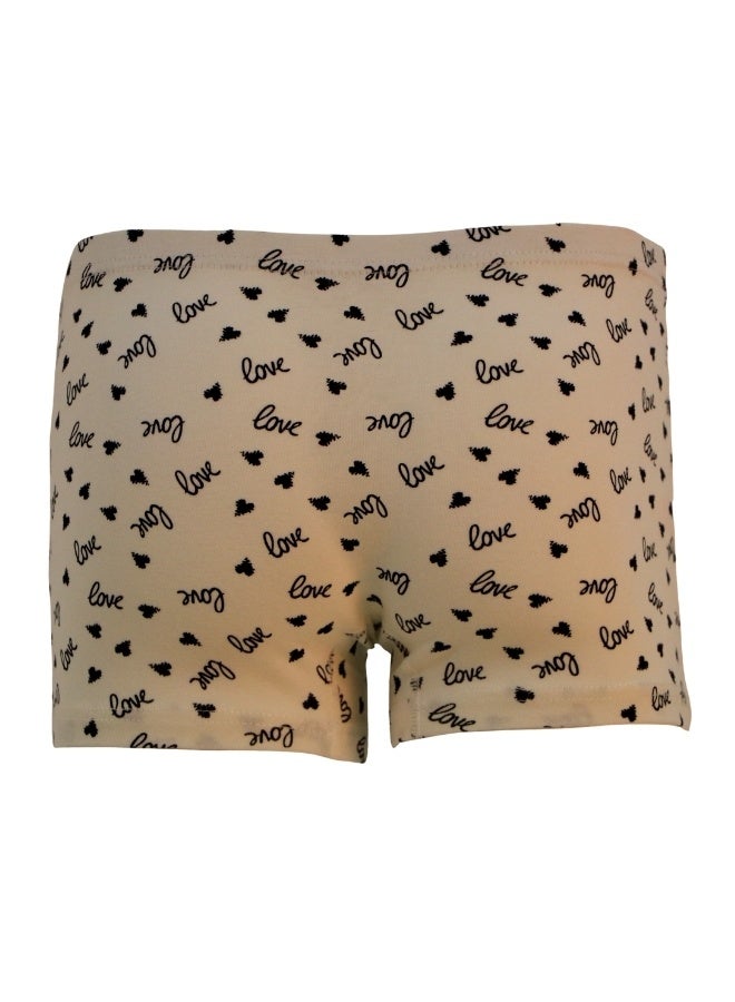 JOANNA 870154 Girl's Multiple Design Boyshort 3-Pack Underwear, Multicolor - Image 4