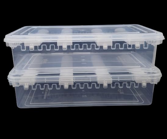 UpStyle Plastic adjustable 4 rod Bangle Box Chudi Organizer Jewellery Storage Box for Bangles Chudi Bracelet Wrist Watch Hair bands Scrunchies (2 Boxes) - Image 2