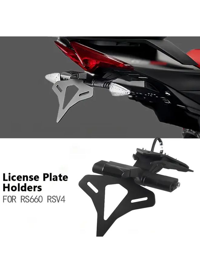 Motorcycle License Plate Holder Fender Eliminator Rear Registration Bracket For RSV4 Tuono V4 2021 2024 - Image 5